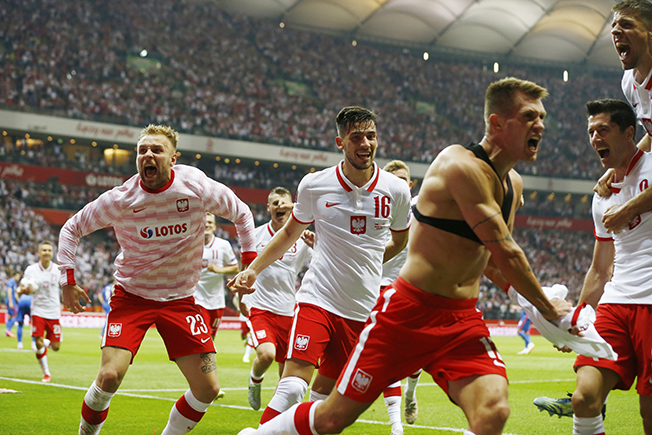 image Poland level late to end England&#8217;s winning streak