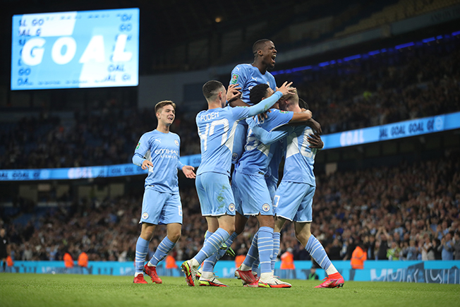 cover City and Liverpool through but Everton out of League Cup