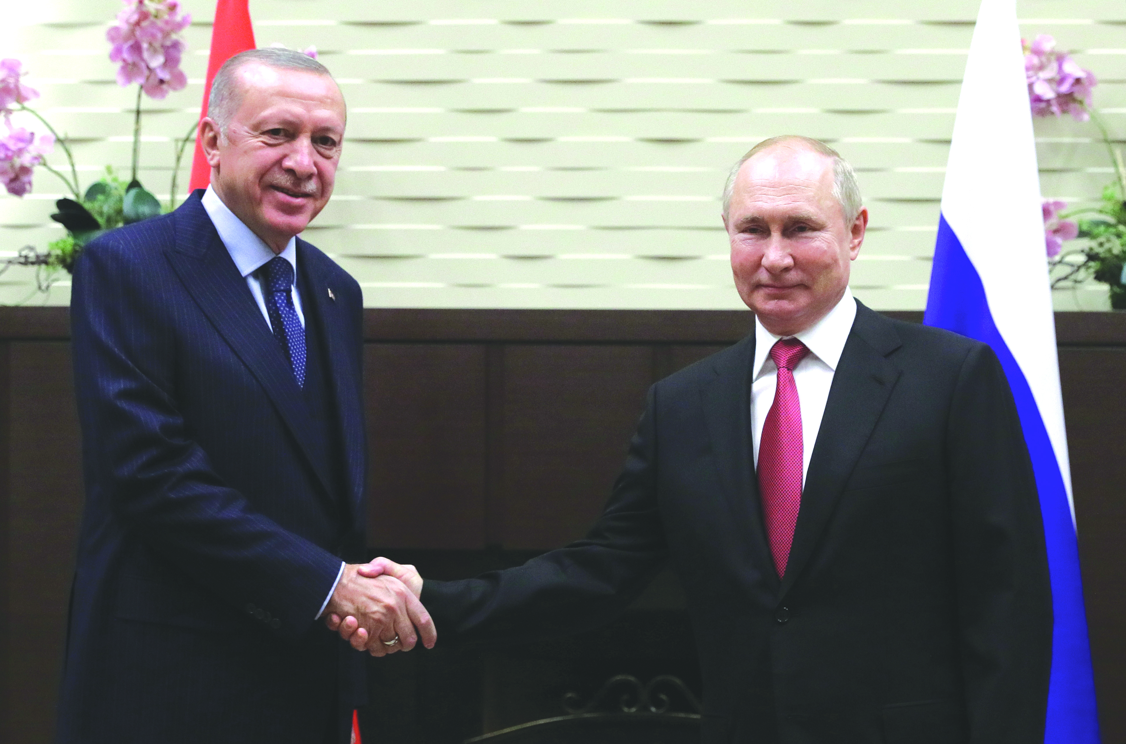 image Erdogan says Turkey is looking at further defence steps with Russia