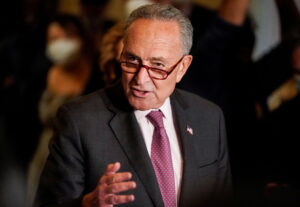u.s.senate democrats hold weekly policy lunch at the u.s. capitol in washington