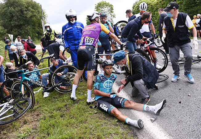 cover Fan who caused Tour de France crash goes on trial