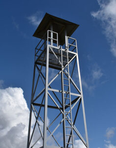 feature paul the watchtower which overlooked the camp