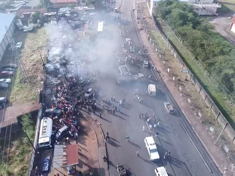 image Ninety-nine killed in fuel tanker blast in Sierra Leone capital