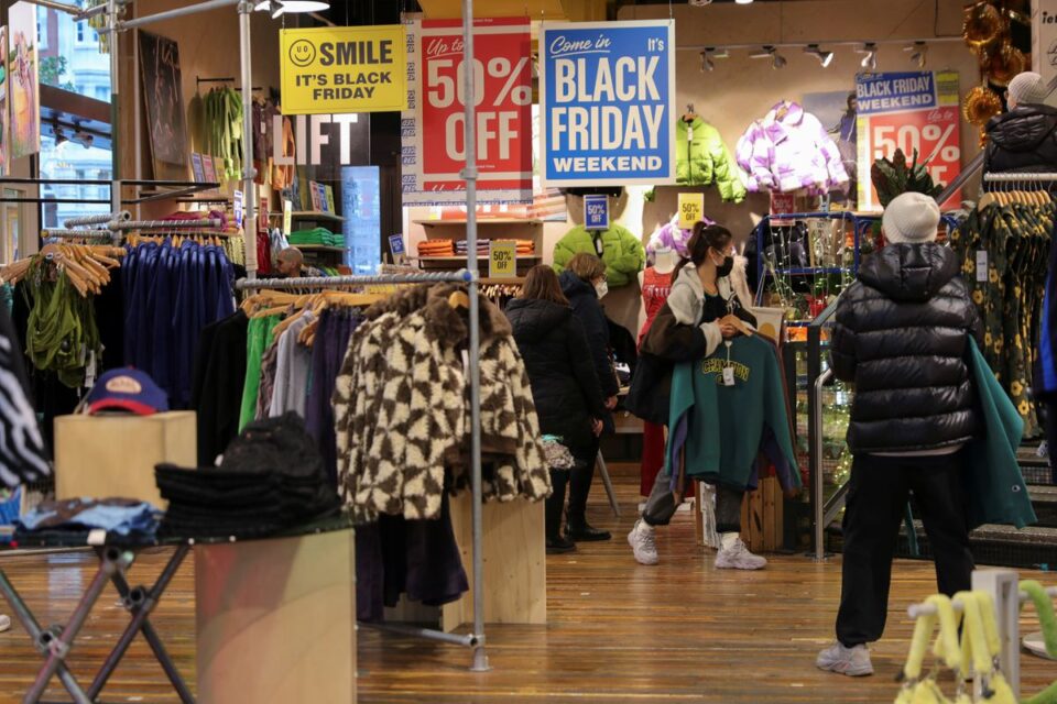 black friday retail uk england shopping