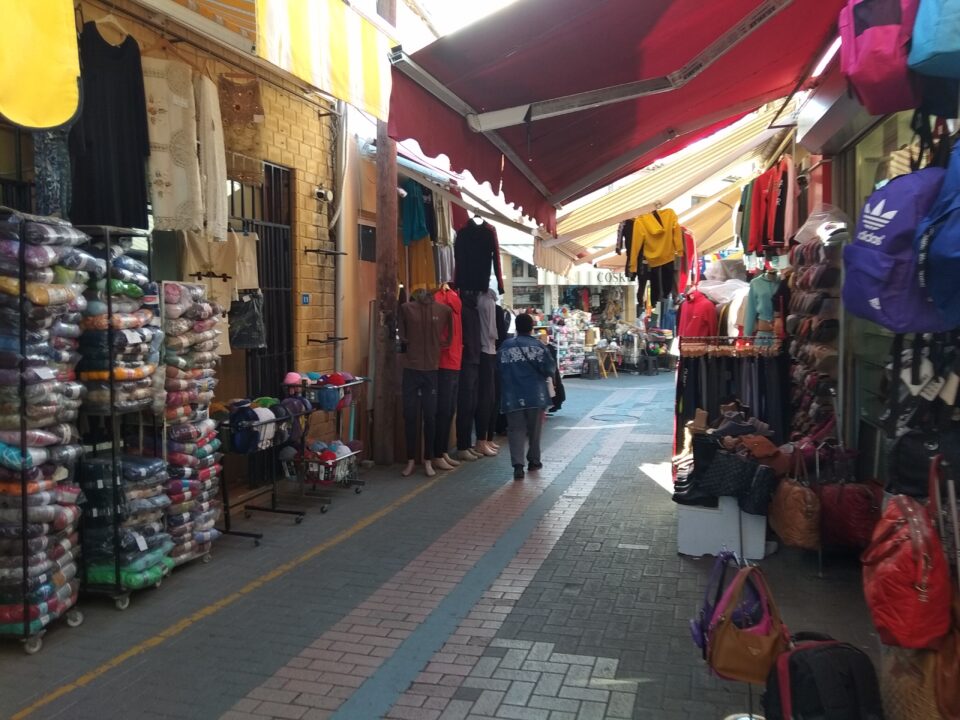 feature nick main in some shops in northern nicosia prices rose 17 per cent overnight earlier this week (nick theodoulou)