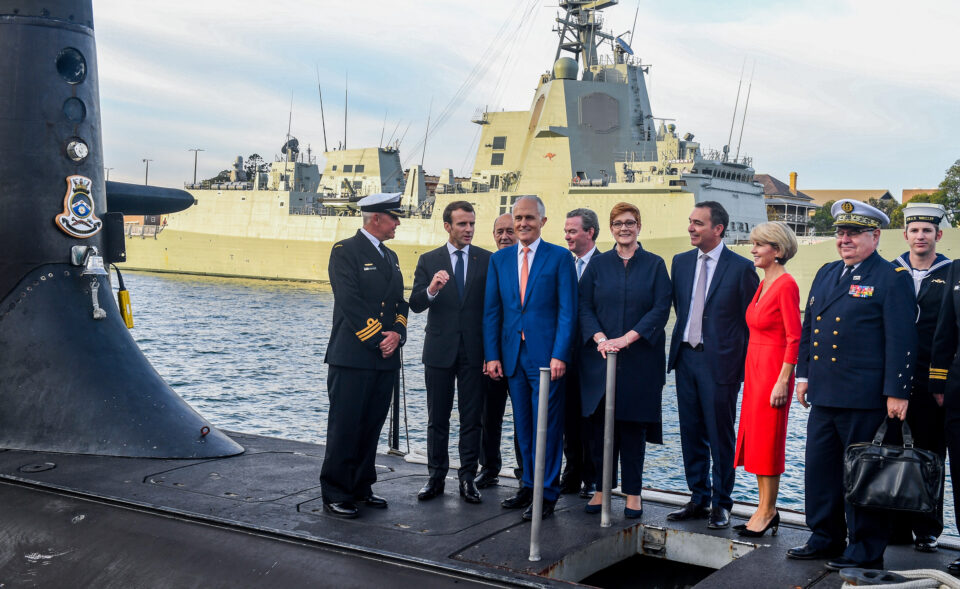 president of france emmanuel macron visits australia