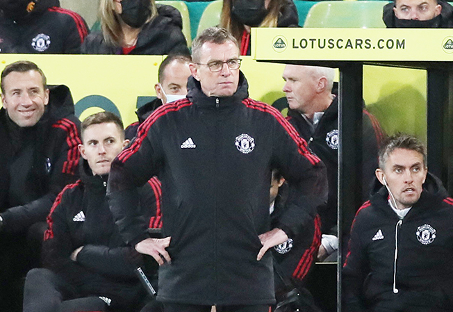 image Rangnick has not made as much progress as he had hoped