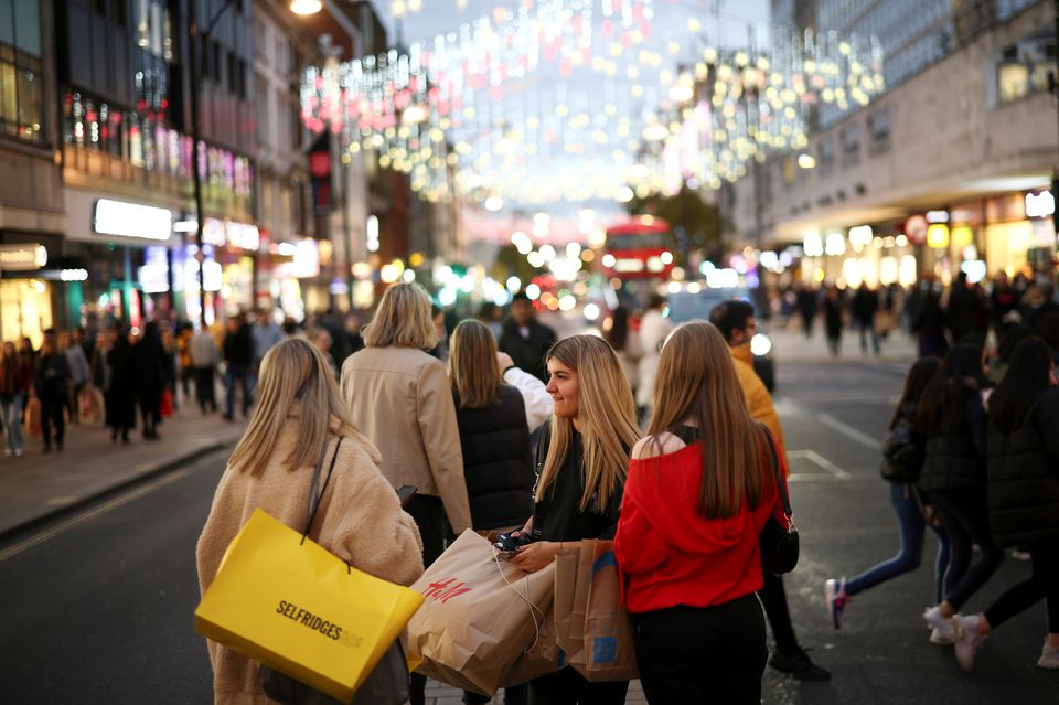 image British retailers report pre-Xmas sales boost in November