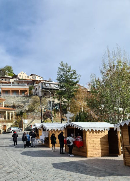 Christmas market in Agros 