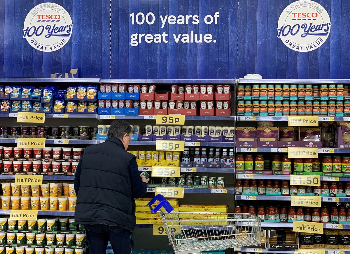 image British supermarket chain Tesco facing pre-Christmas strikes