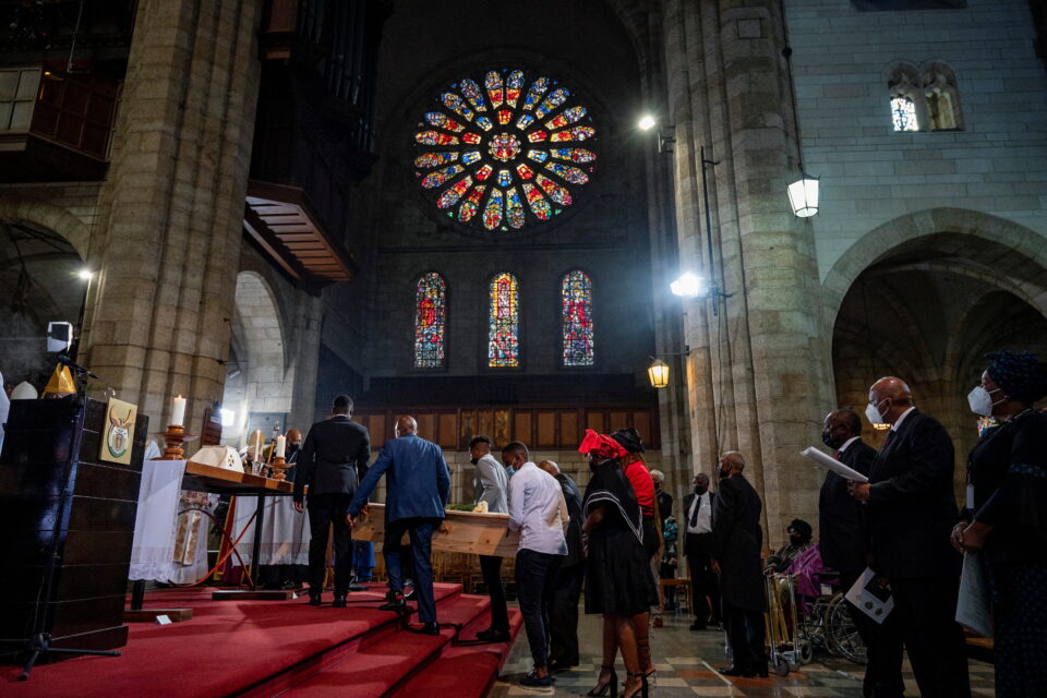 archbishop desmond tutu's funeral in cape town