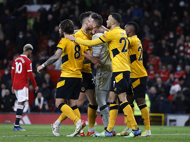image Rangnick suffers first defeat as Wolves win at Man United
