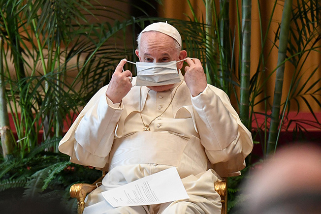 image Pope: fake news, disinformation on Covid, is human rights violation