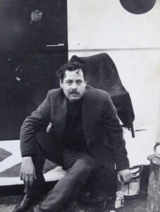 feature antigoni stass paraskos in his studio in leeds, england in 1966