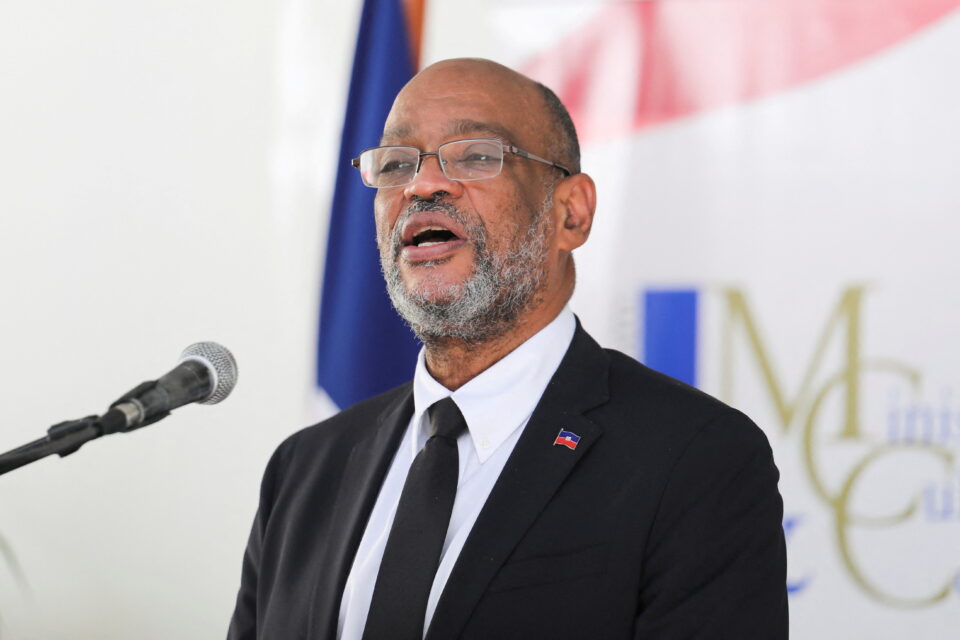file photo: haitian prime minister ariel henry inaugurated as minister of culture and communication, in port au prince