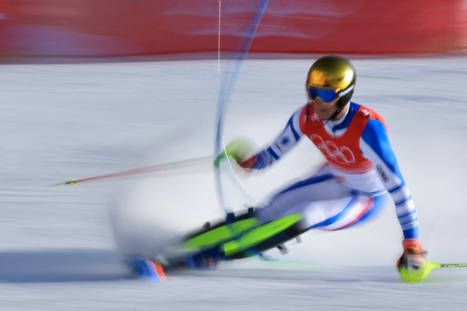 image Beijing Olympics: Alpine skiing-France&#8217;s Noel conquers &#8216;Ice River&#8217; to win slalom gold
