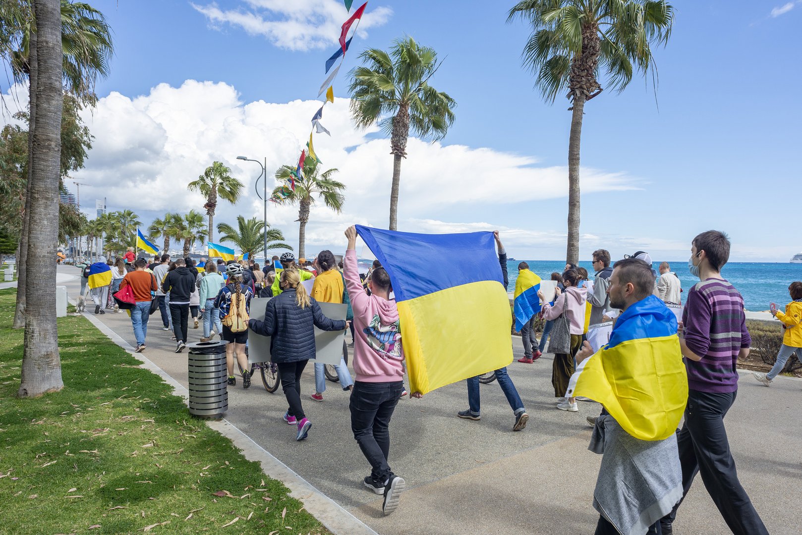 image Protest in Limassol against Russian invasion of Ukraine (Updated)