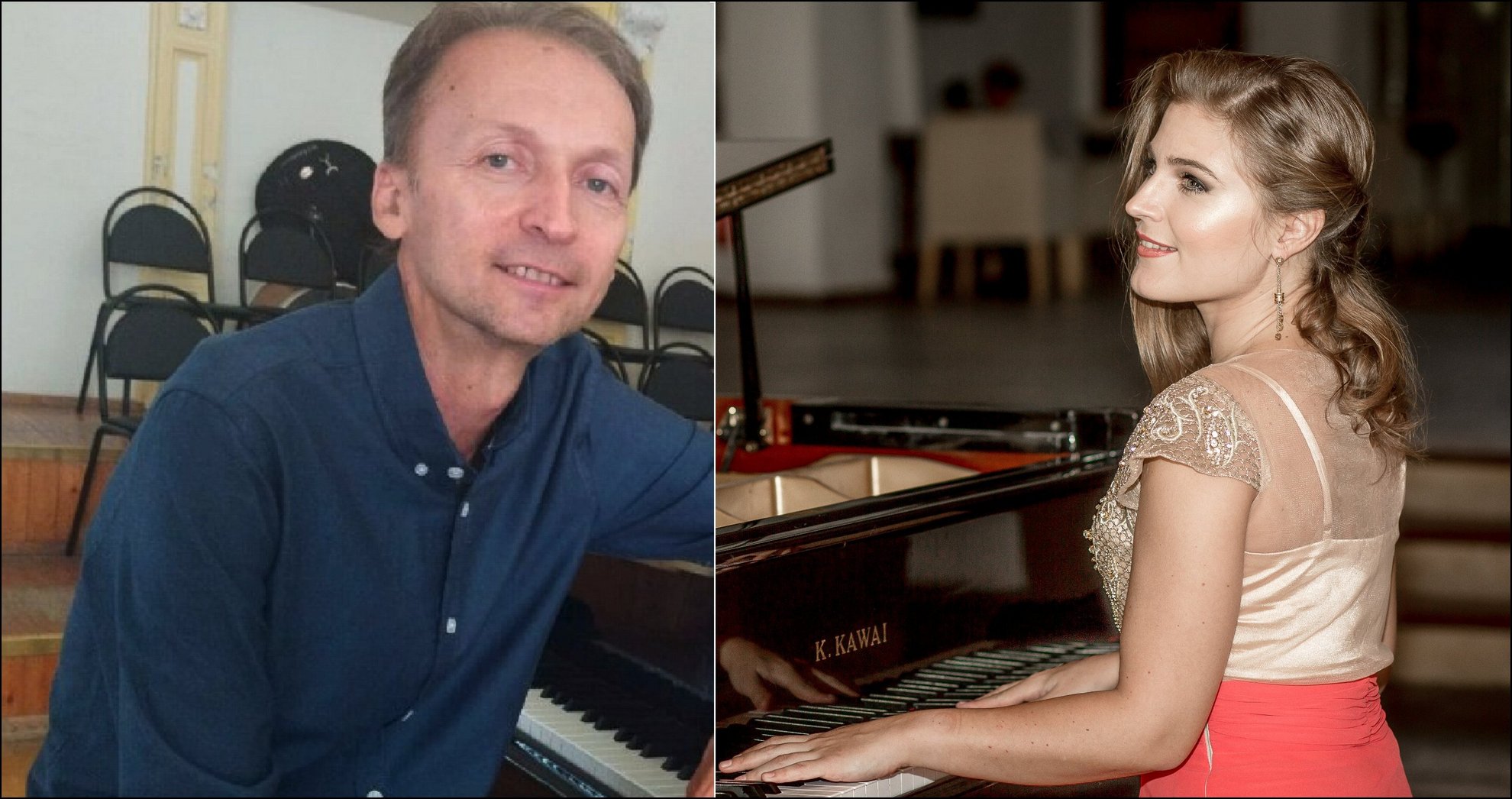 image Two pianists in concert