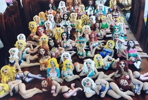 image Women stand in line at new exhibition