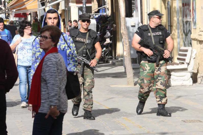 image Security beefed up in Nicosia due to Ukraine crisis, protest against Russia in Limassol