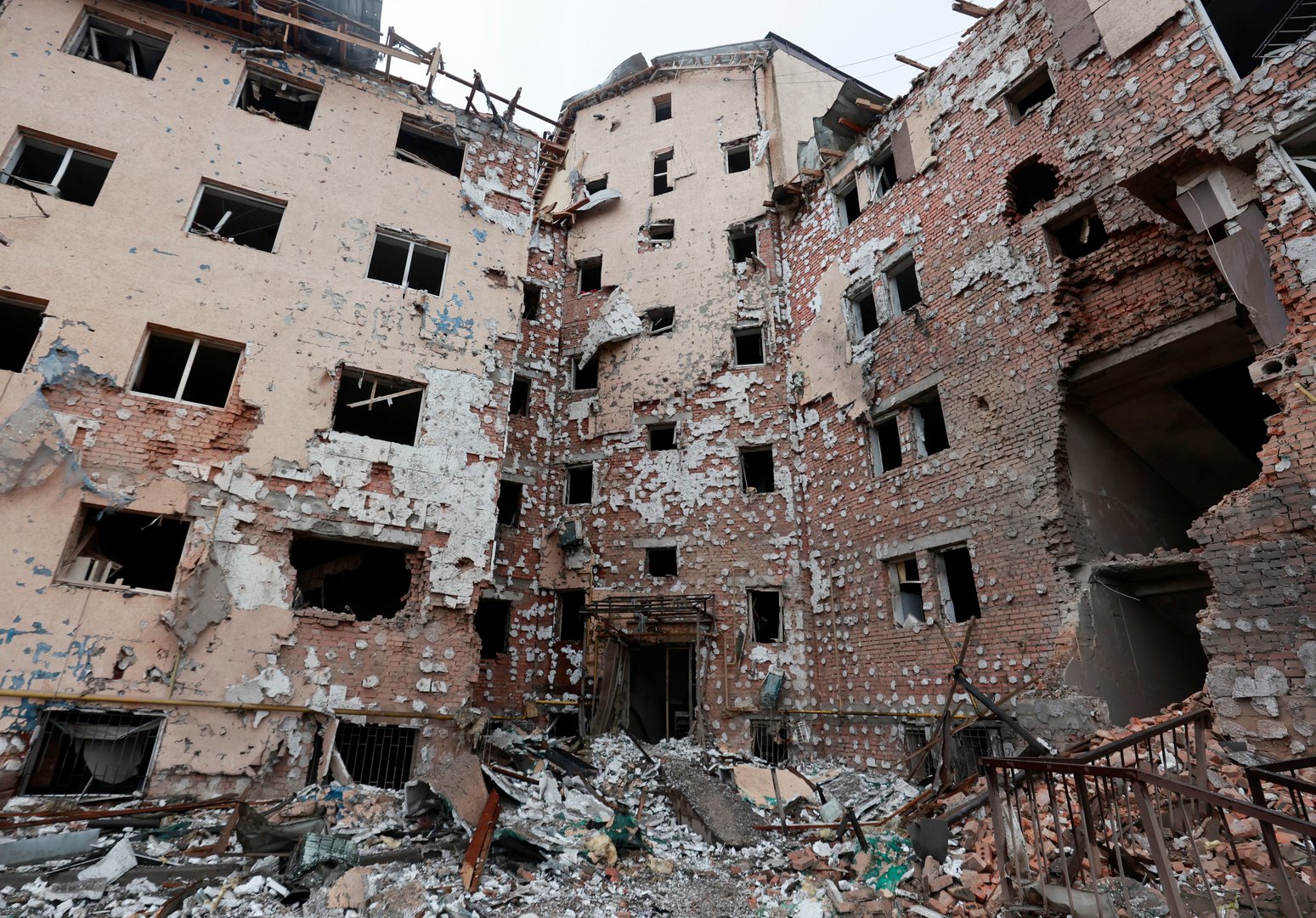 image Russian war on Ukraine enters second week as apparent failure
