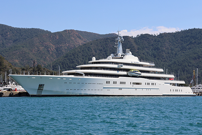 Second Abramovich superyacht docks in sanctions-free Turkey | Cyprus Mail