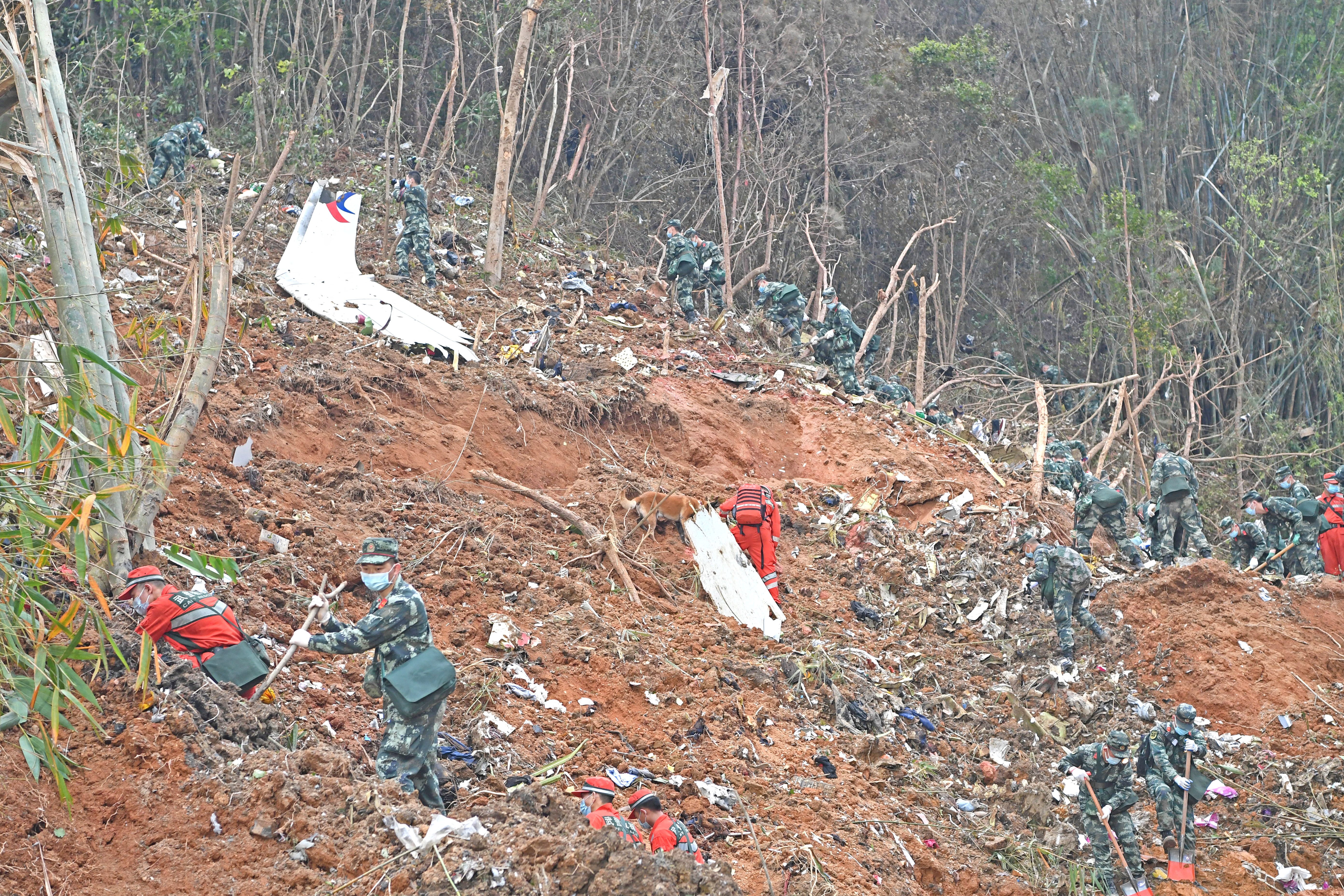 image One of two black boxes found from crashed China Eastern jet (Update)