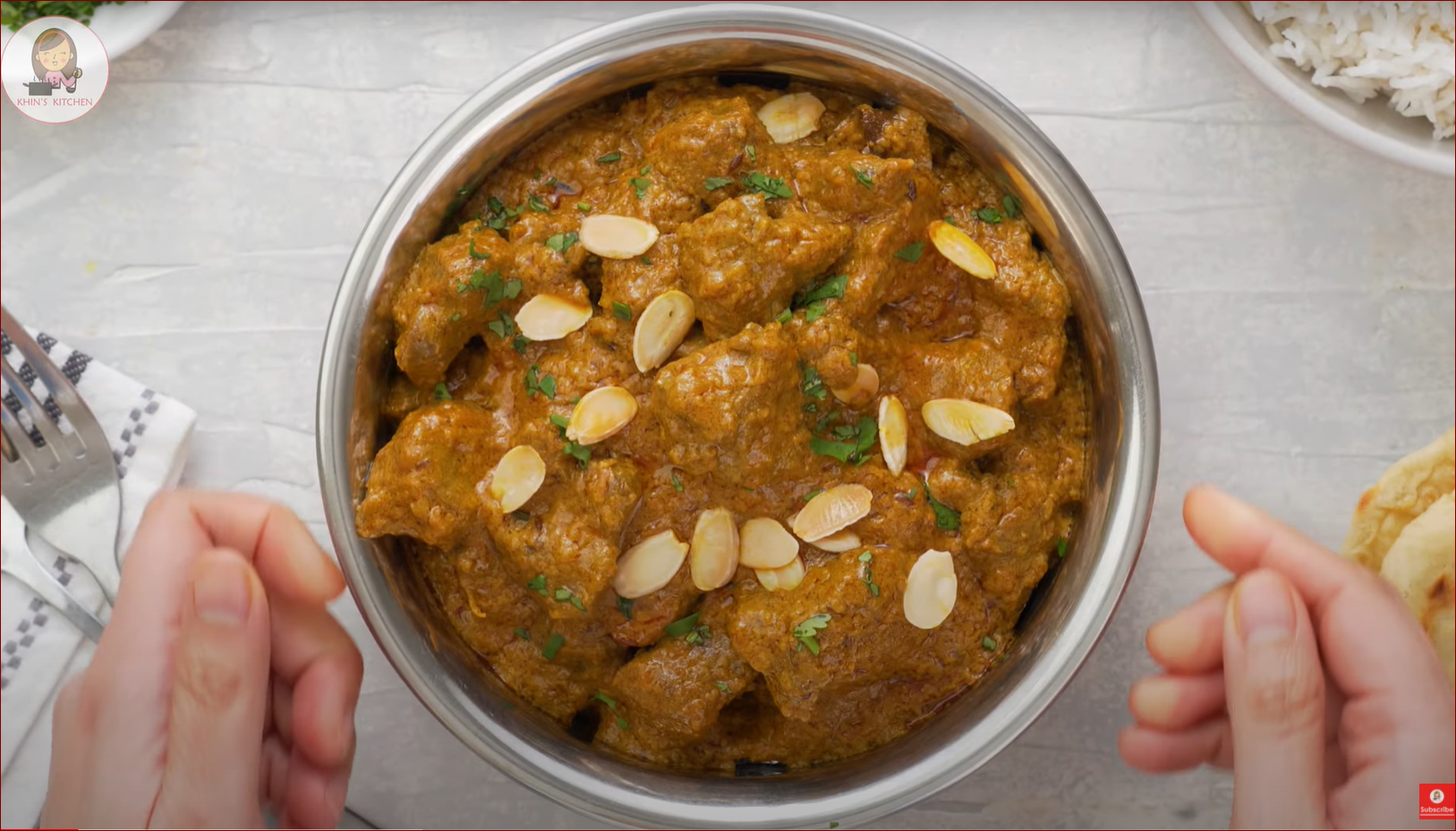 image Asian step-by-step home cooking recipes: Lamb Korma