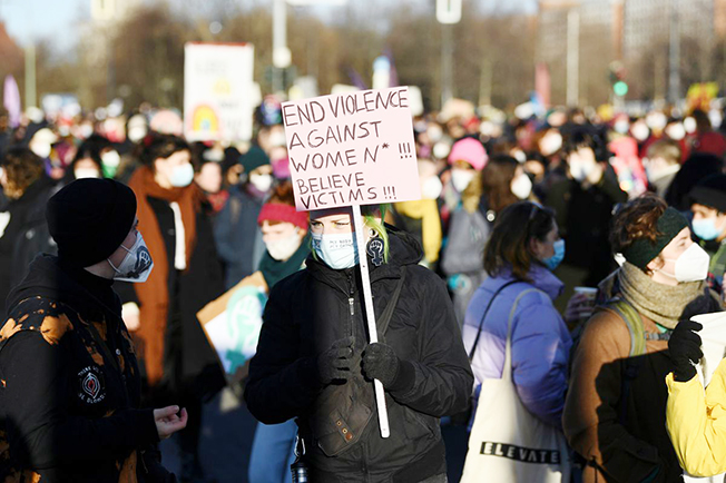 image Most EU women blame pandemic for spike in gender violence