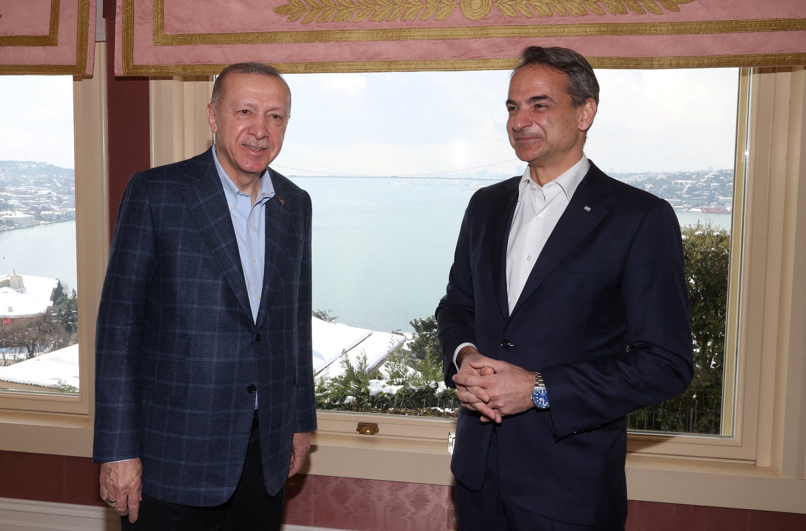 image Breakthrough unlikely, but Erdogan-Mitsotakis meeting ‘a positive step’