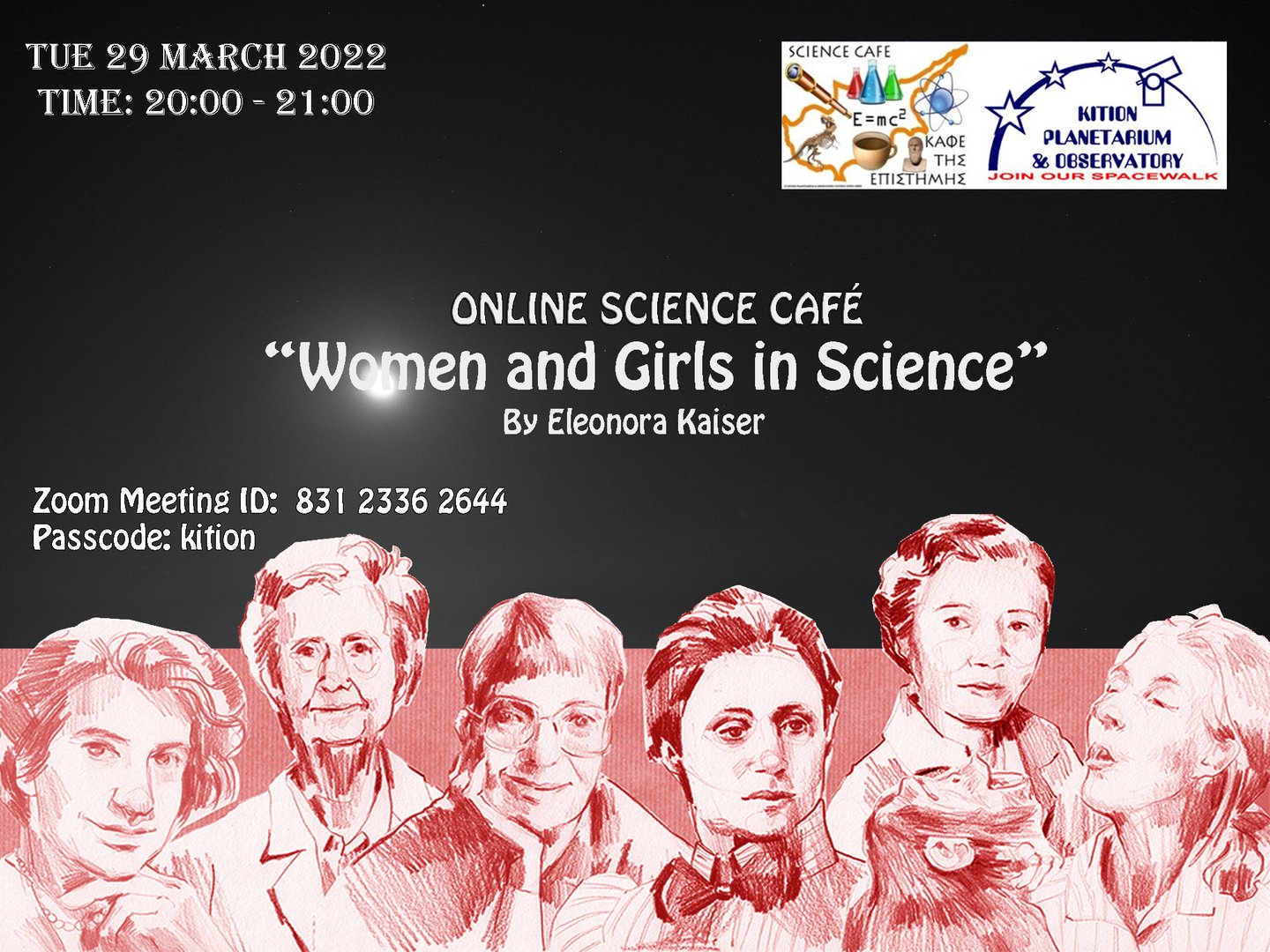 image Online science café on women in science with Cypriot analogue astronaut