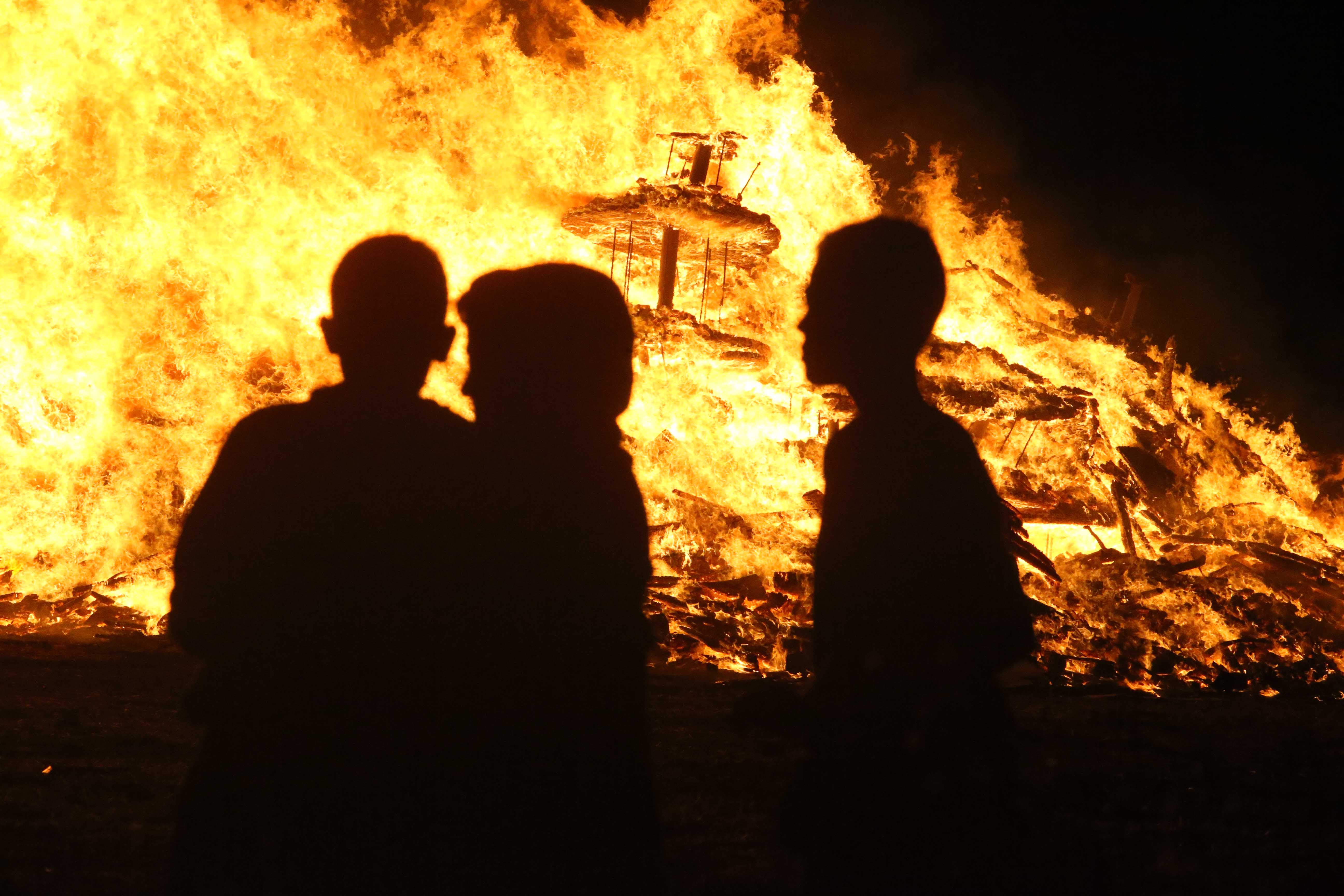image Easter bonfire rivalry leading to dangerous situation says Dali mayor
