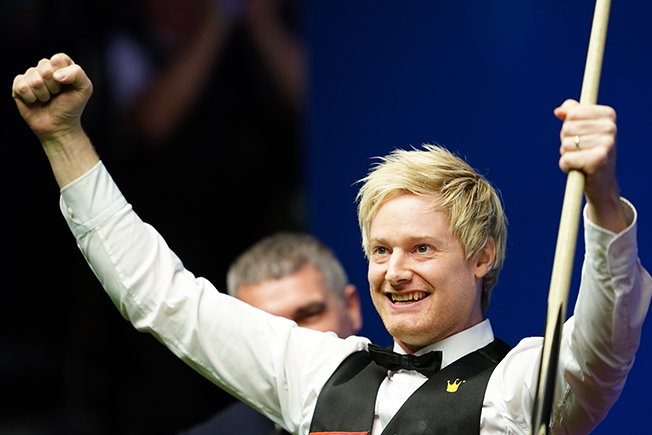 image Robertson joins the Crucible’s 147 club but loses to Lisowski