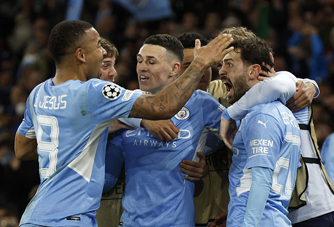 image Man City win thriller with Real Madrid 4-3