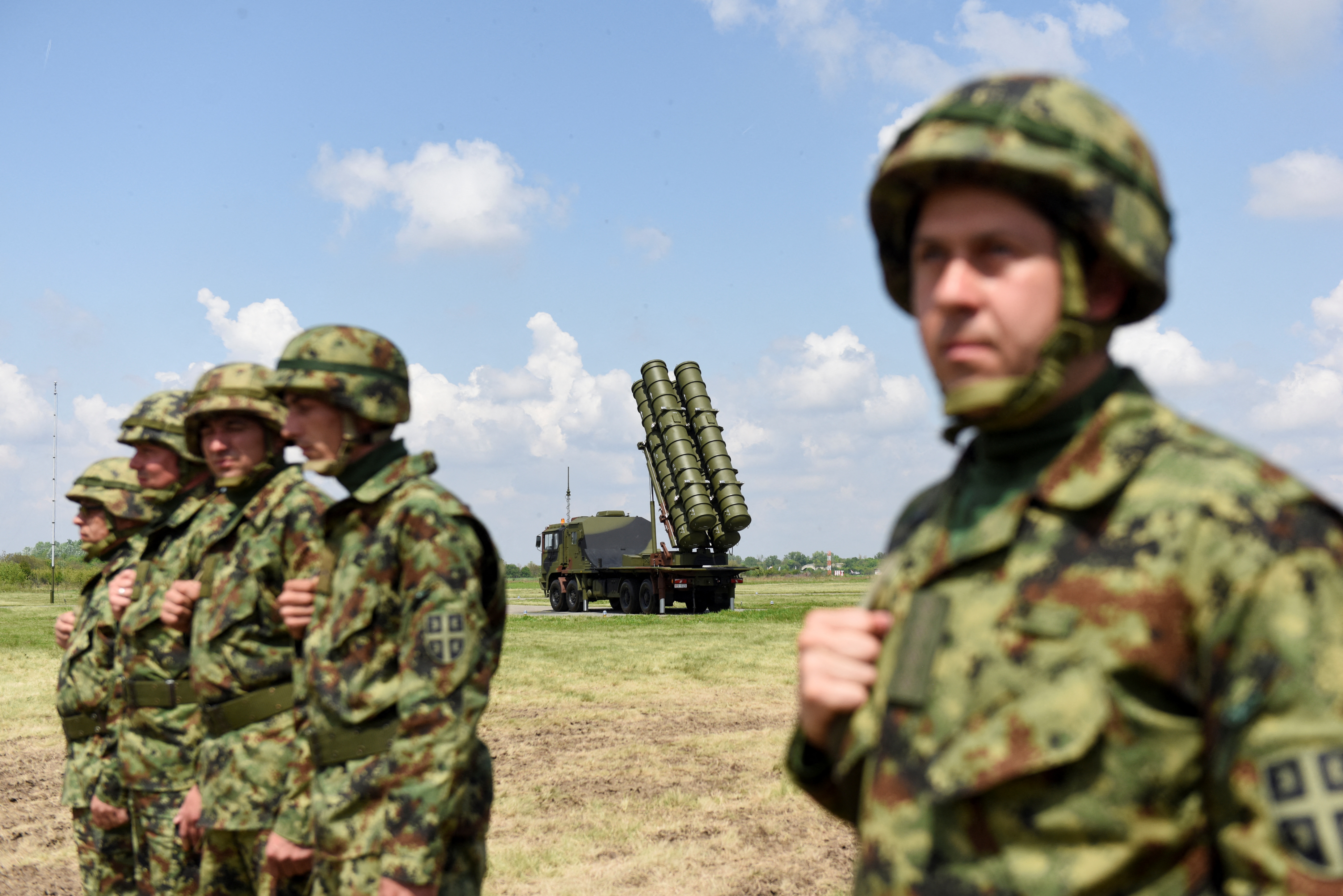 image Serbia shows off new Chinese missiles in display of military power