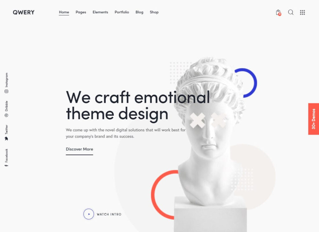 36. qwery multi purpose business wordpress theme + rtl