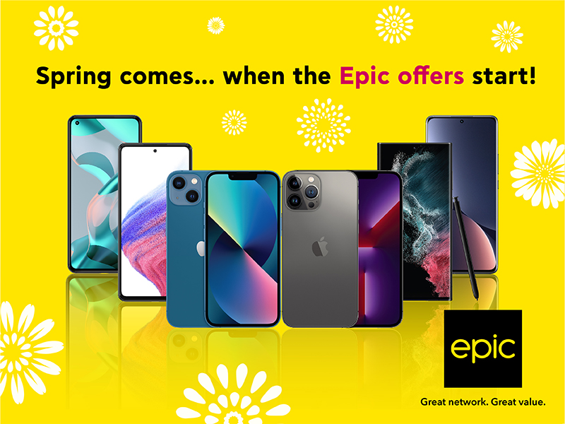 image Epic offering hottest phones at €0 upfront, up to €200 discount