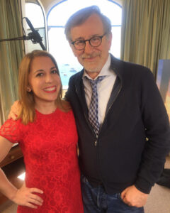 feature2 nadia with steven spielberg