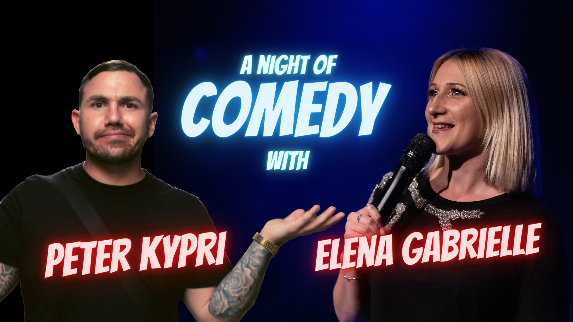image Comedy nights in English