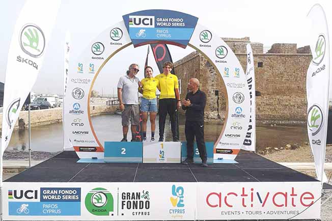 image Victory for Zabelinskiy, easy win for Christoforou at Cyprus Gran Fondo