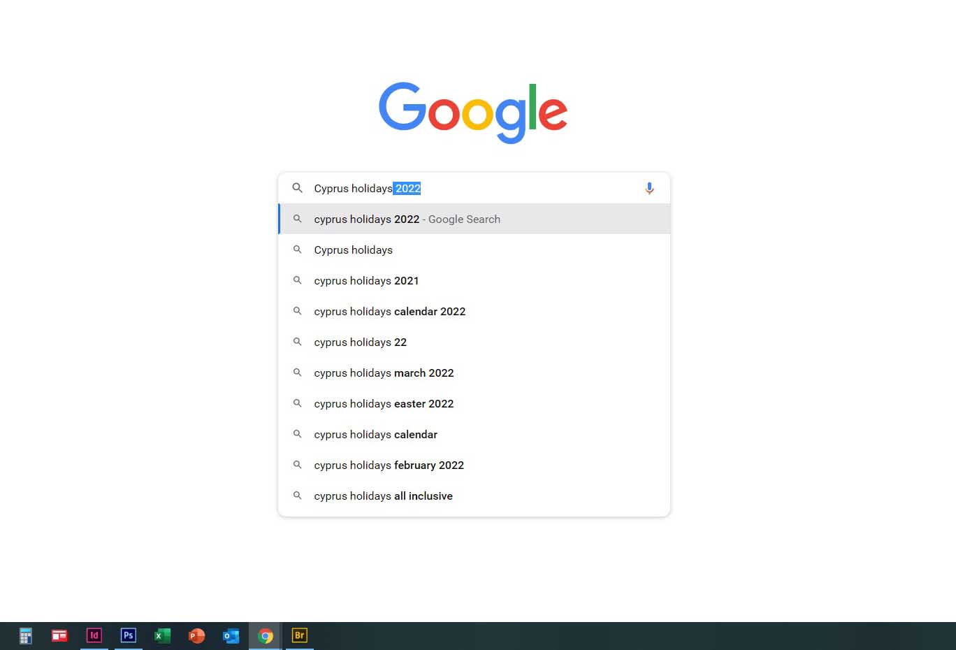 cover Google searches for Cyprus reached 1.5 million a week in April
