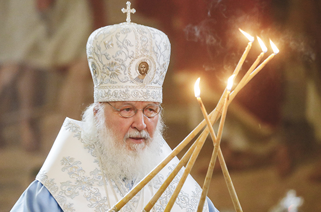 cover Russian Patriarch says Orthodox faithful are holding back the antichrist