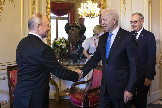 image Biden says Putin seems to be self-isolating