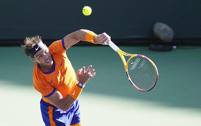 image Nadal back in training ahead of French Open