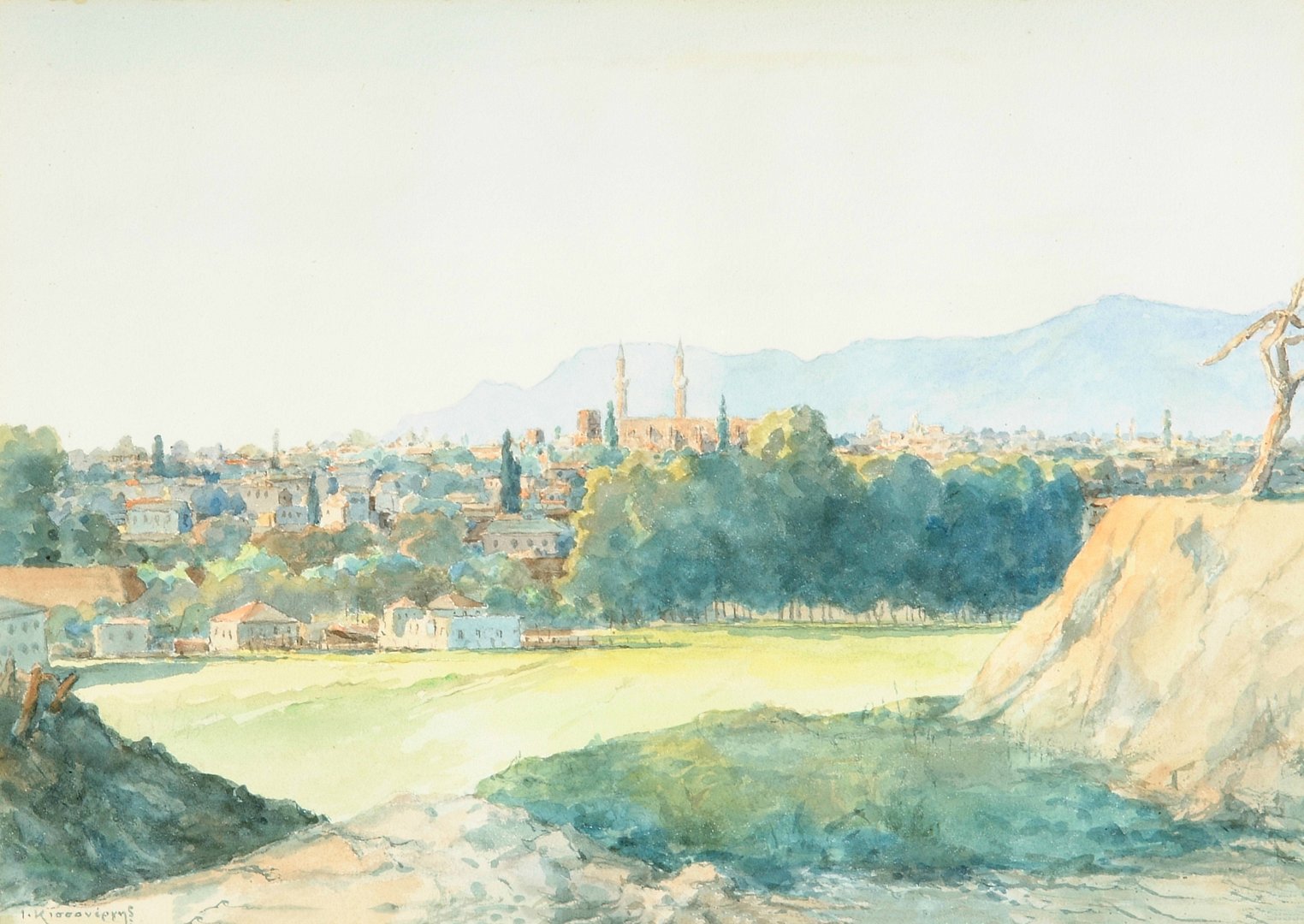 image Nicosia through the palette of Ioannis Kissonerghis