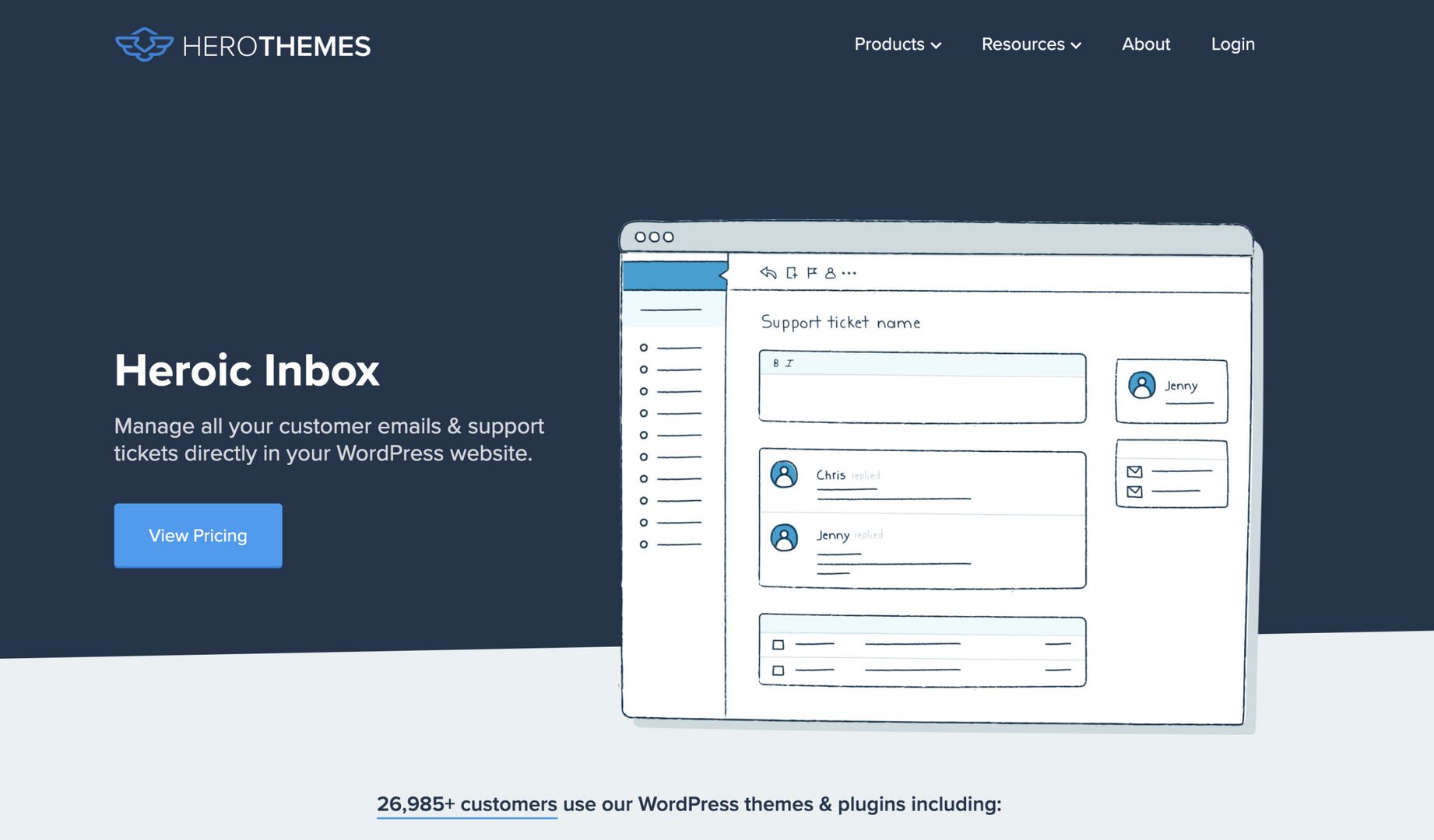 16. heroic inbox wordpress helpdesk plugin