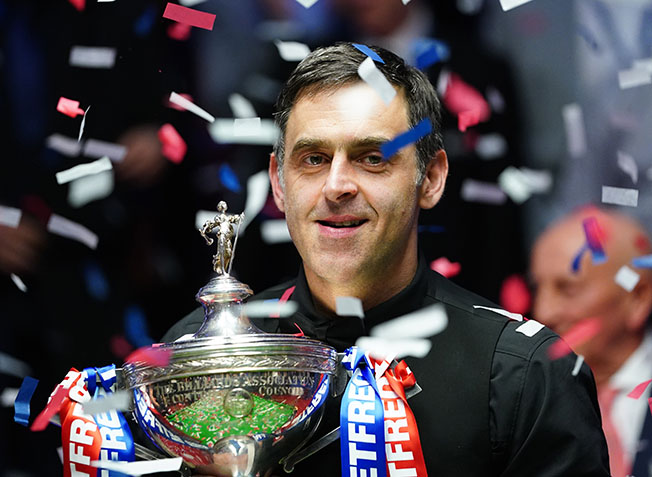 image Ronnie O&#8217;Sullivan wins record-equalling seventh snooker world title