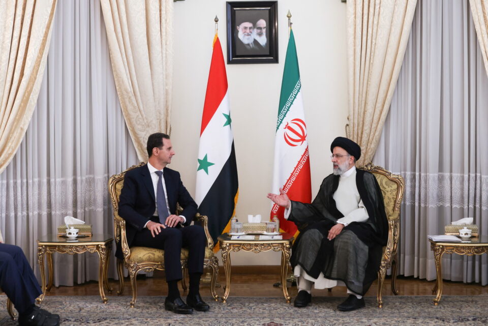 iran's president ebrahim raisi meets with syrian president bashar al assad in tehran