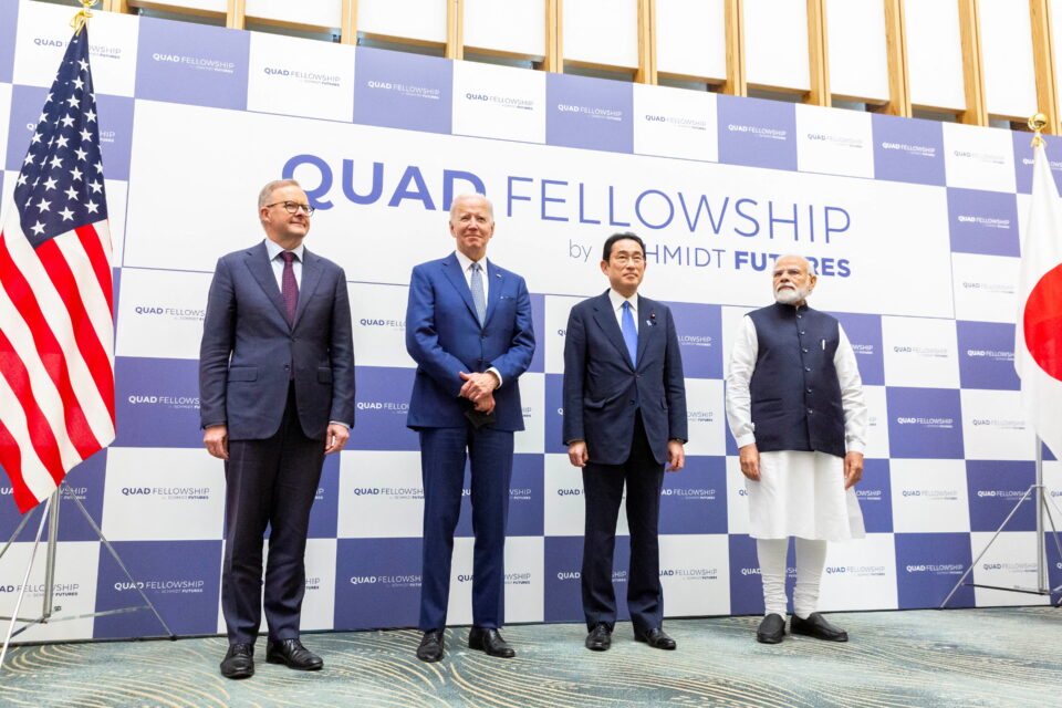 summit meeting with quad leaders, in tokyo