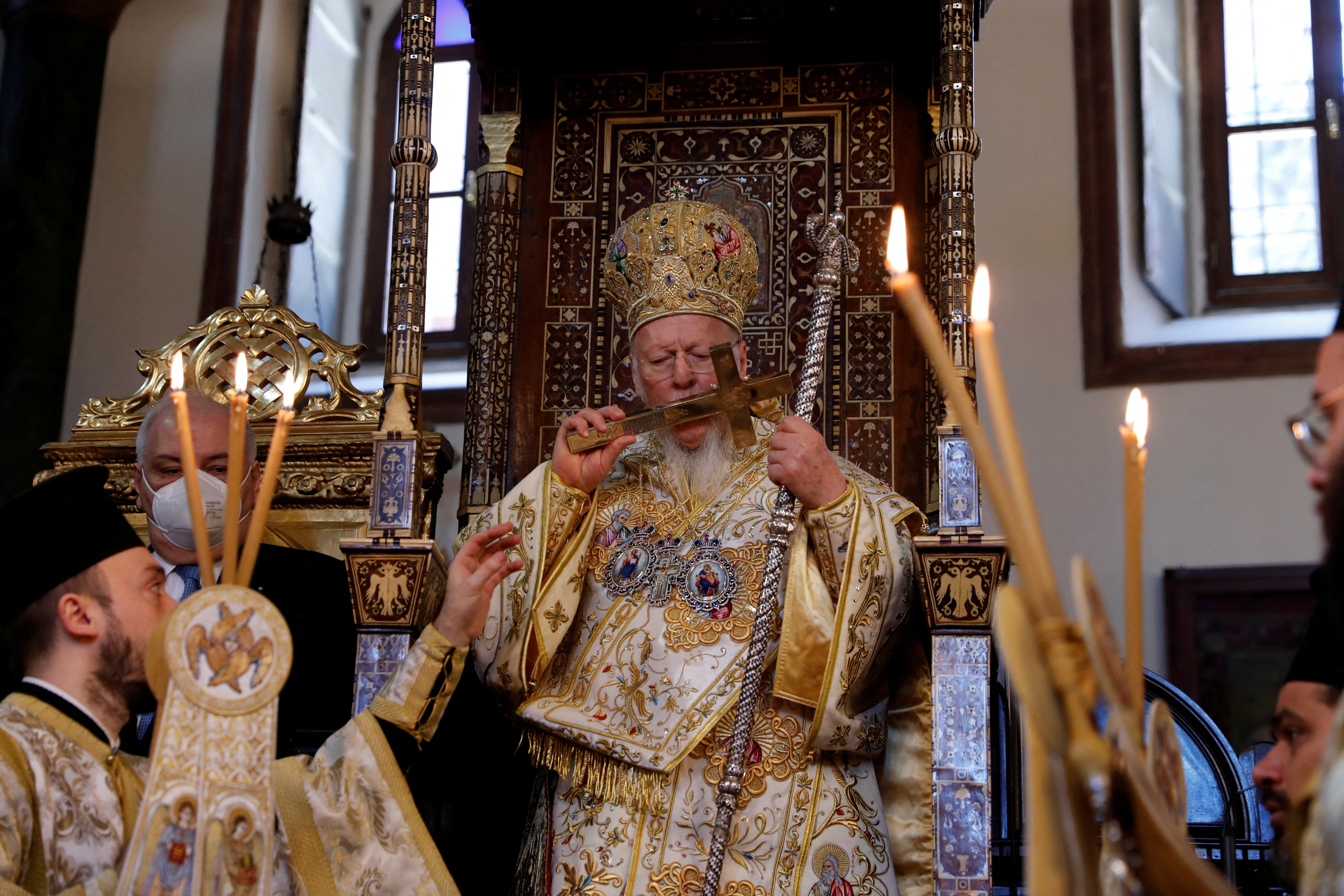 cover Orthodox spiritual leader says Russian church has &#8216;disappointed us&#8217; over Ukraine